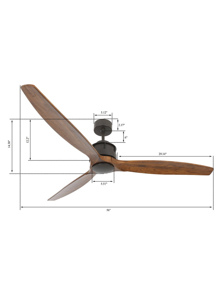 Lucci Air Akmani 60" DC Ceiling Fan
