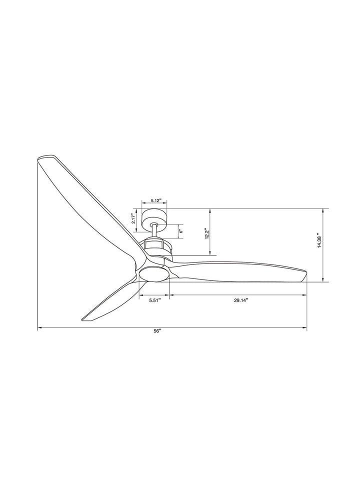 Lucci Air Akmani 60" DC Ceiling Fan
