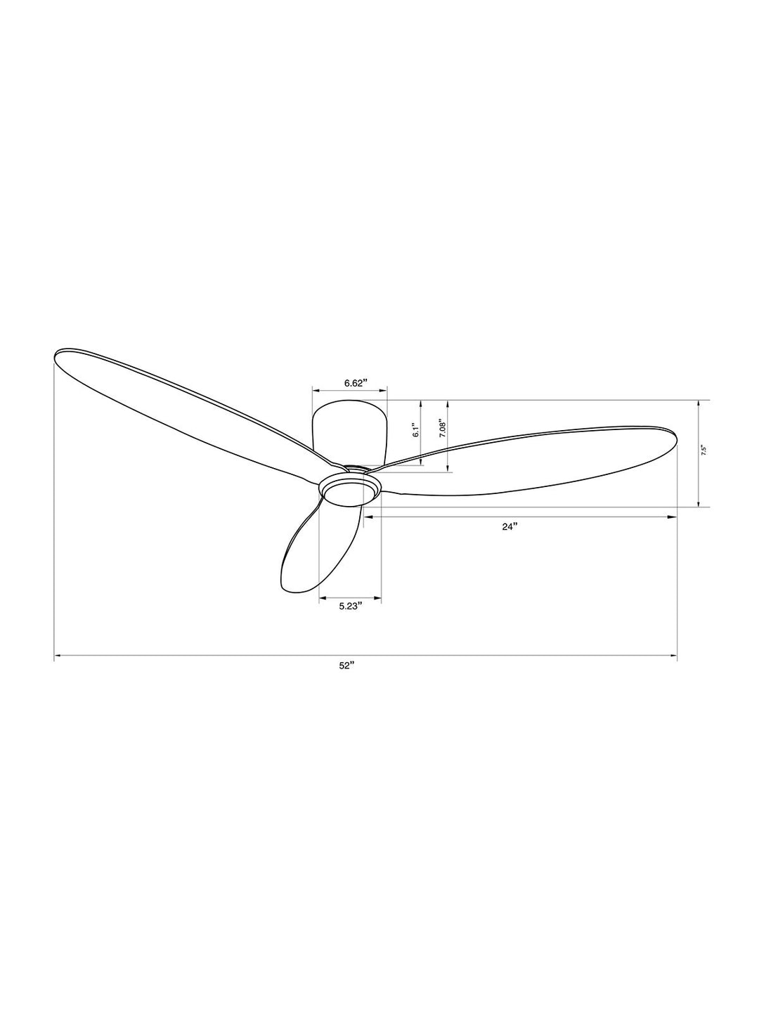Lucci Air Radar 52" DC Ceiling Fan
