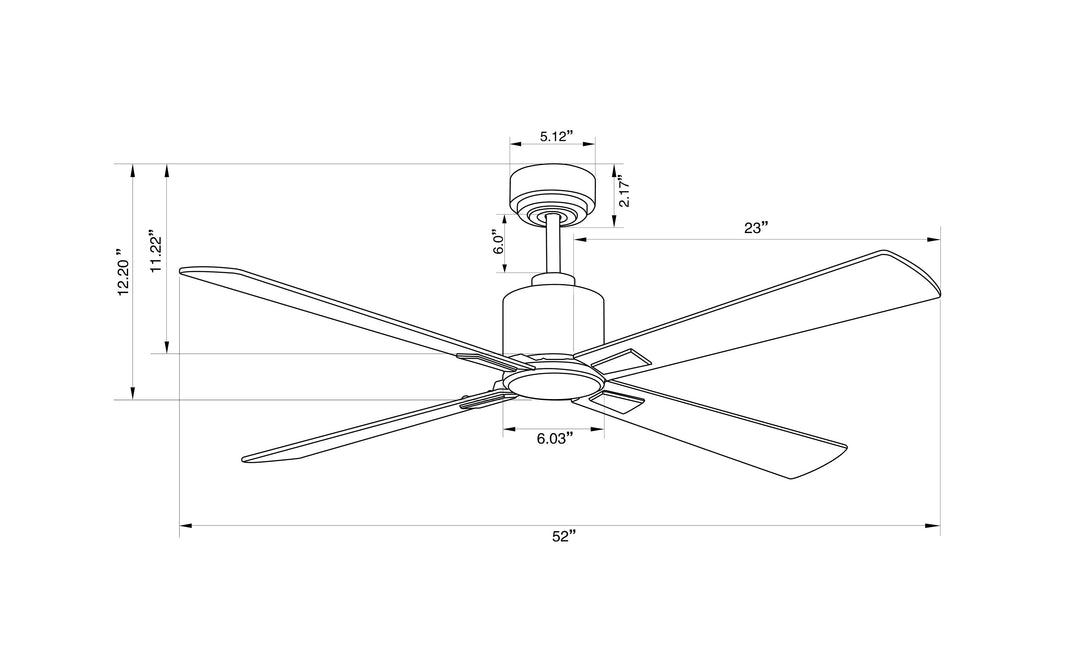 Lucci Air Climate 52" DC Ceiling Fan