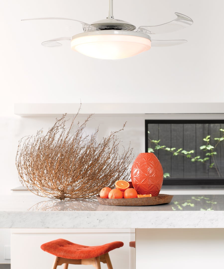 Fanaway Evo 2 48" Retractable Blade Ceiling Fan with LED Light