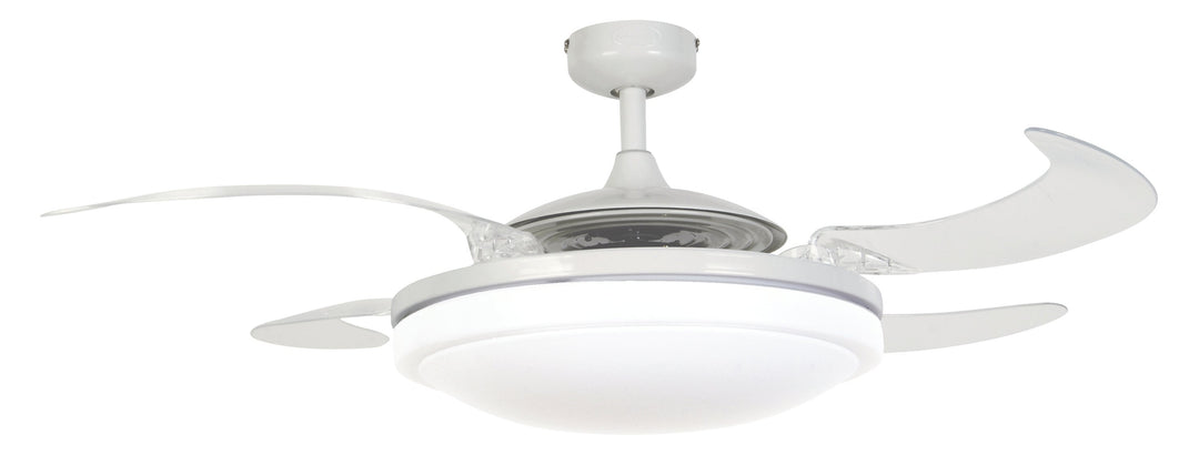 Fanaway Evo 2 48" Retractable Blade Ceiling Fan with LED Light