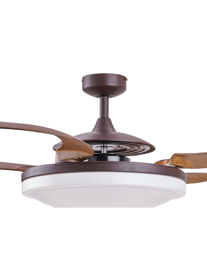 Fanaway Evo 2 48" Retractable Blade Ceiling Fan with LED Light
