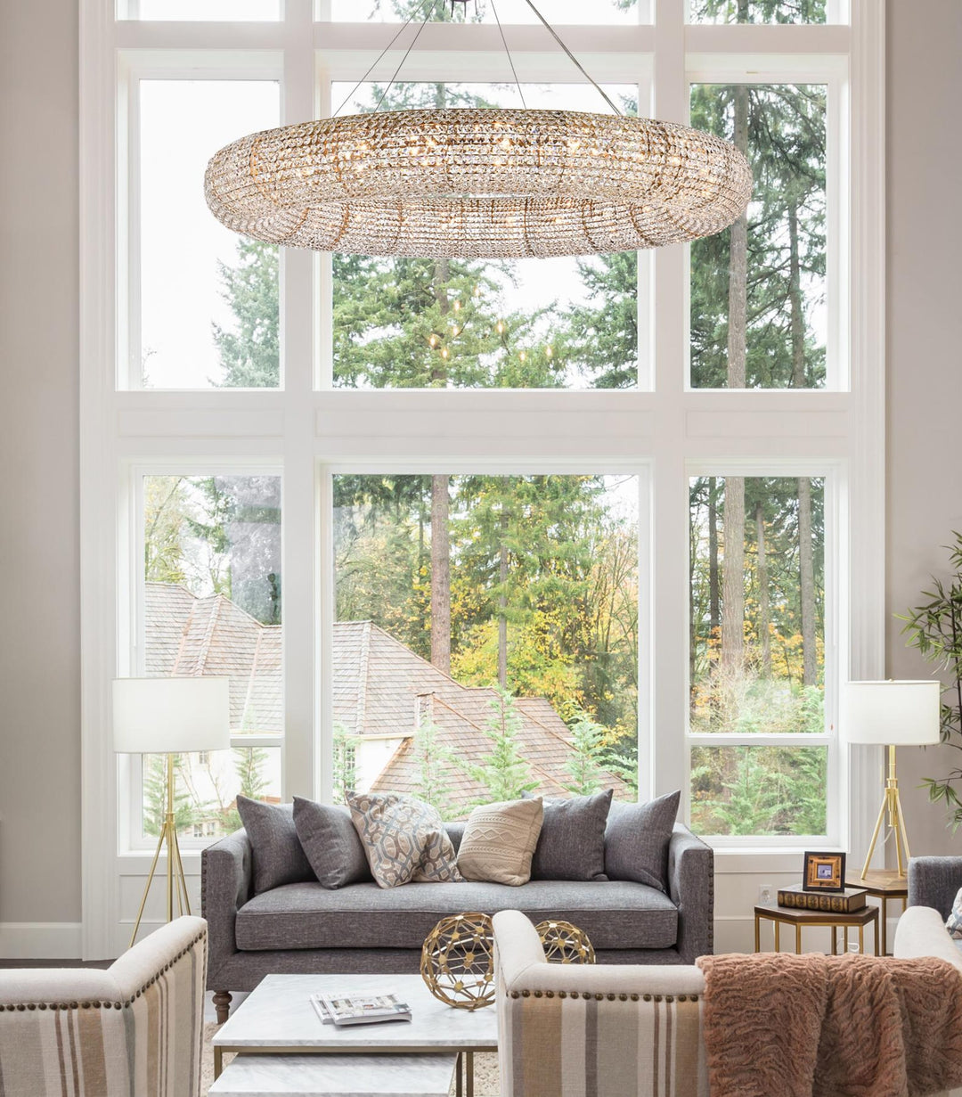 Paris Crystal Chandelier by Elegant - view 30