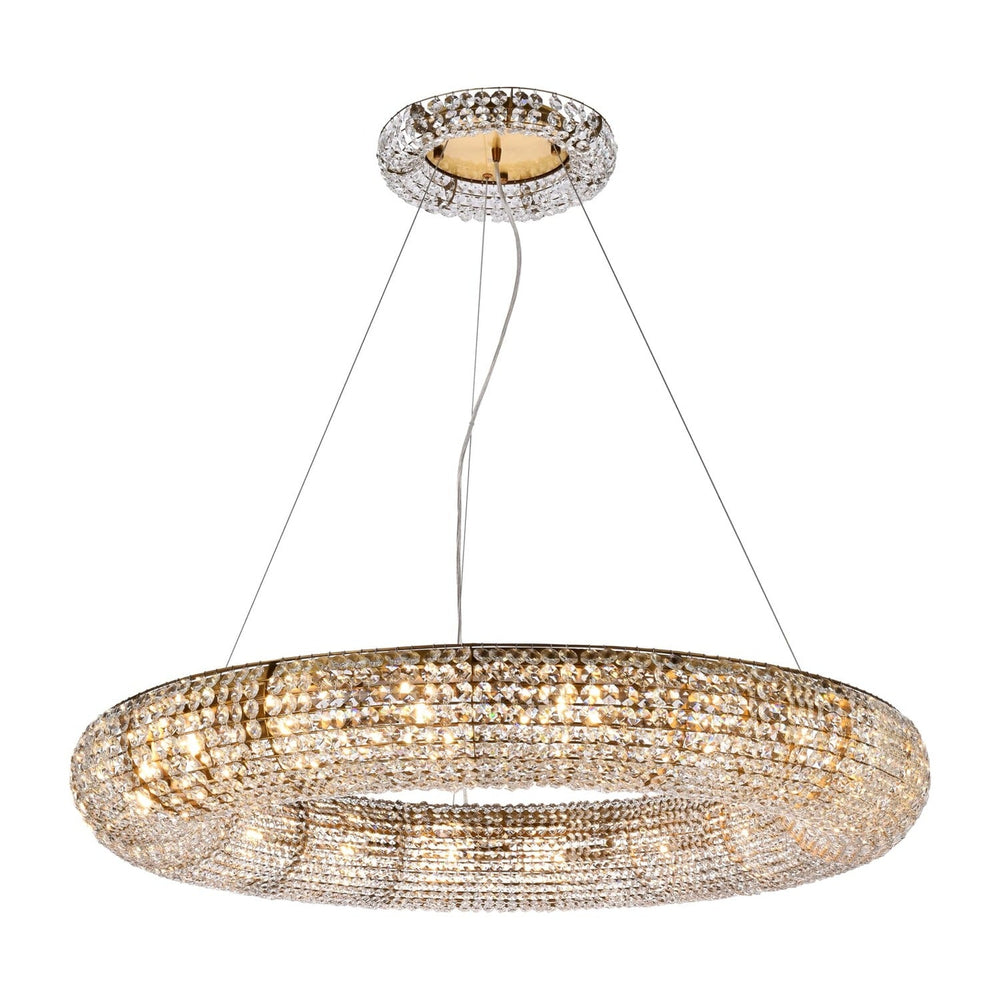 Paris Crystal Chandelier in Gold by Elegant