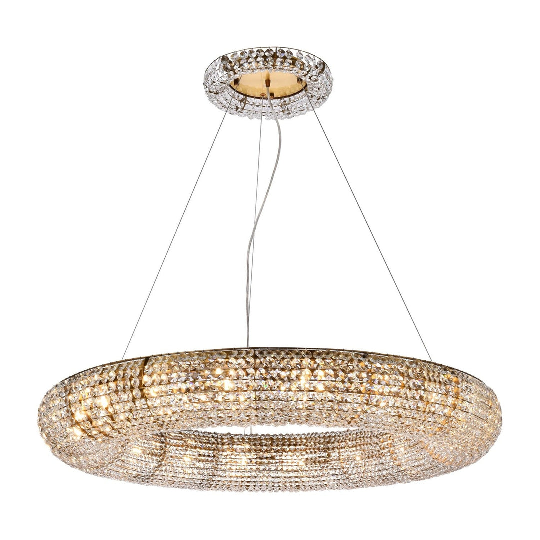 Paris Crystal Chandelier in Gold by Elegant