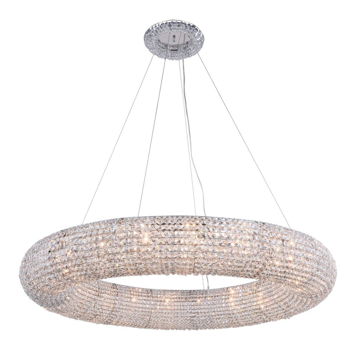 Paris Crystal Chandelier in Chrome by Elegant