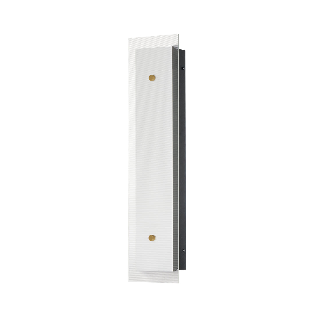 Spectre Wall Sconce Black / Natural Aged Brass