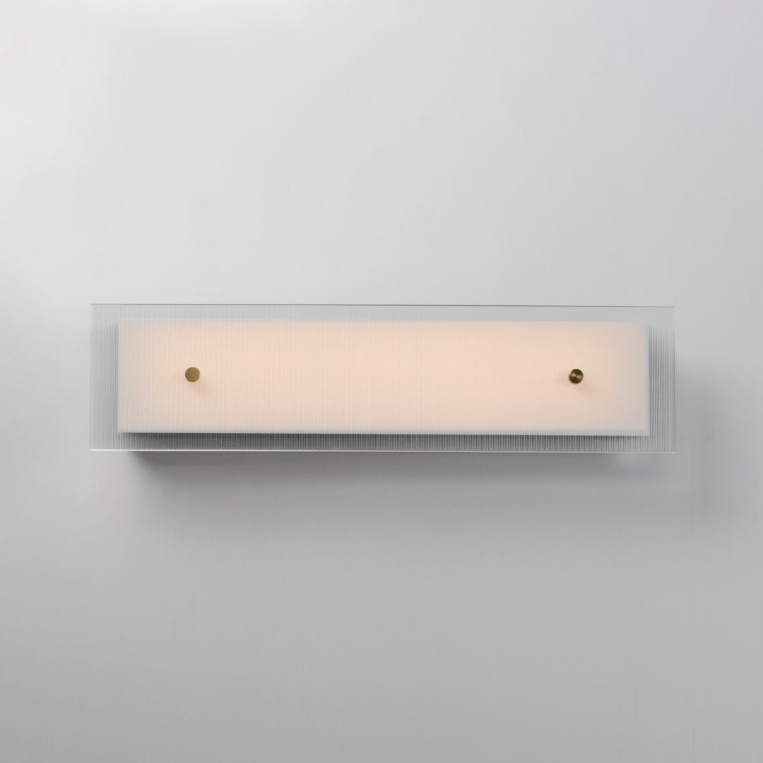 Spectre Wall Sconce Black / Natural Aged Brass alternate view