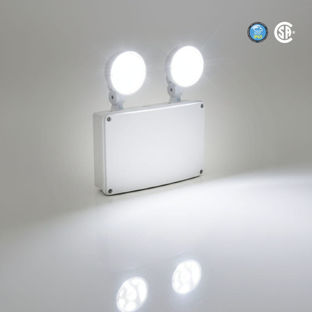Wet Rated LED Dual Head Emergency Light 36W Battery Pack - OE-212BP-WET