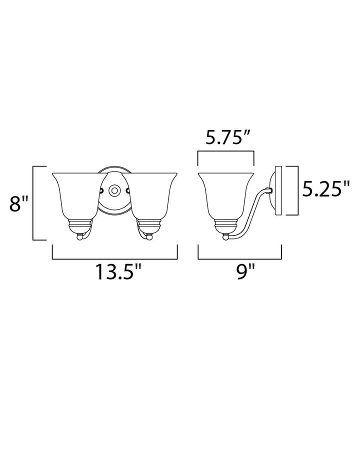 Basix Bath Vanity dimensions diagram