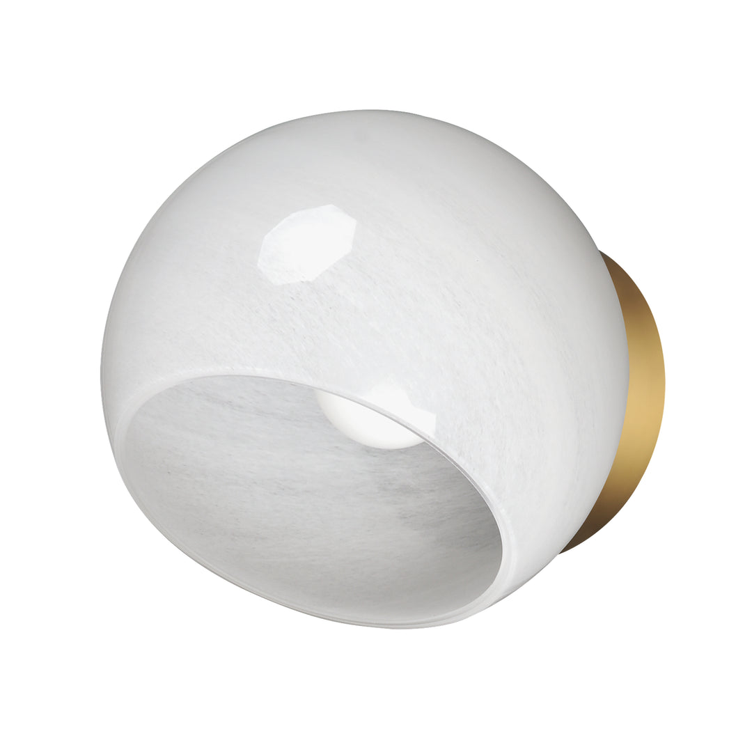 Neve Wall Sconce Natural Aged Brass