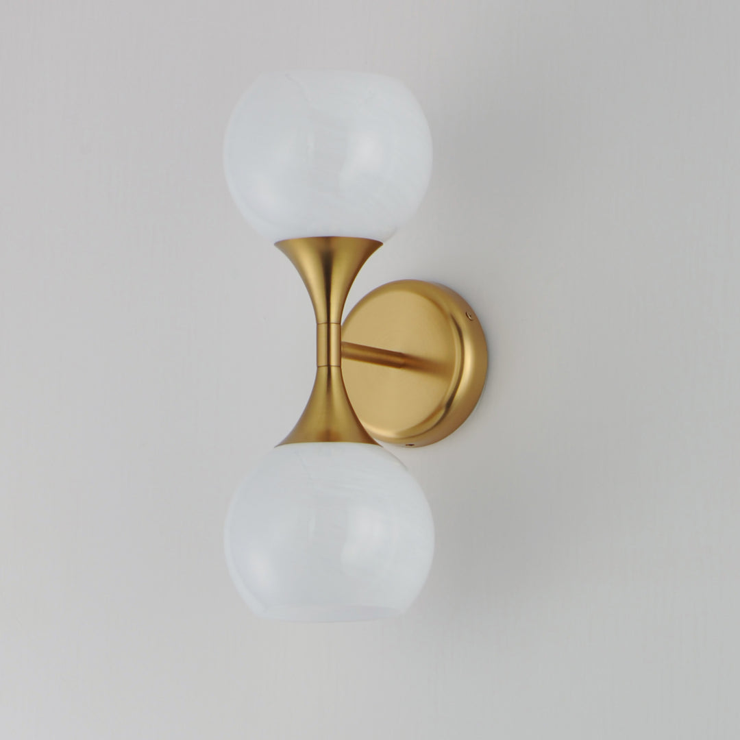 Neve Wall Sconce Natural Aged Brass alternate view