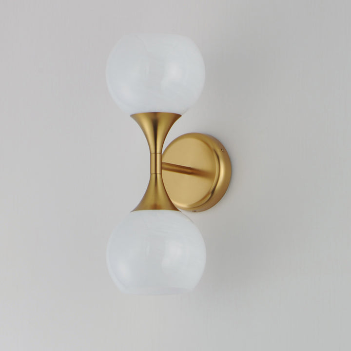 Neve Wall Sconce Natural Aged Brass alternate view