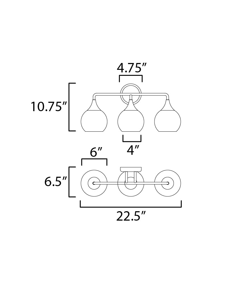 Neve Bath Vanity dimensions diagram