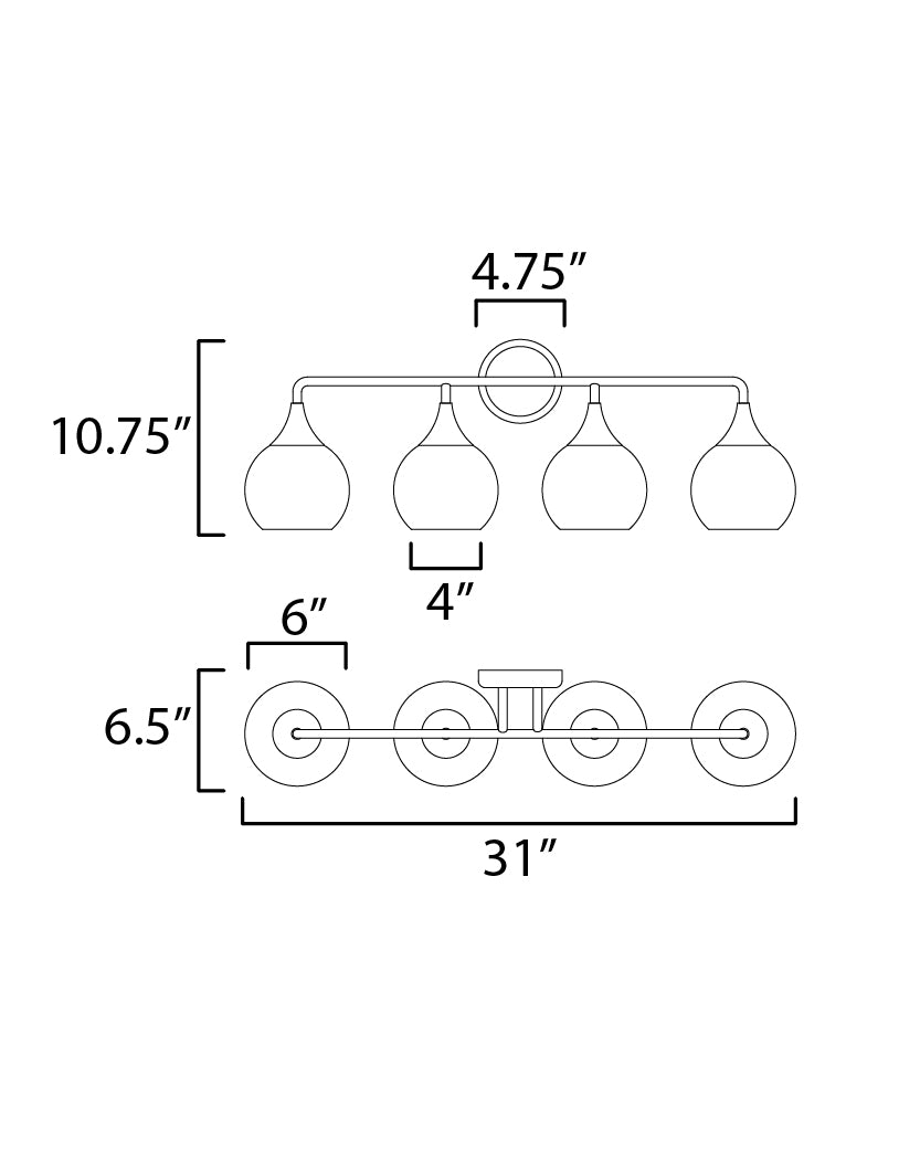 Neve Bath Vanity dimensions diagram