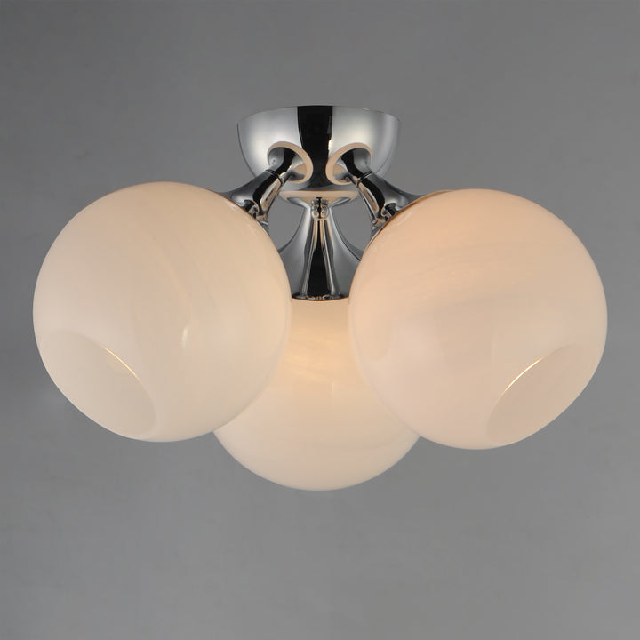 Neve 3-Light Semi Flush Polished Chrome alternate view