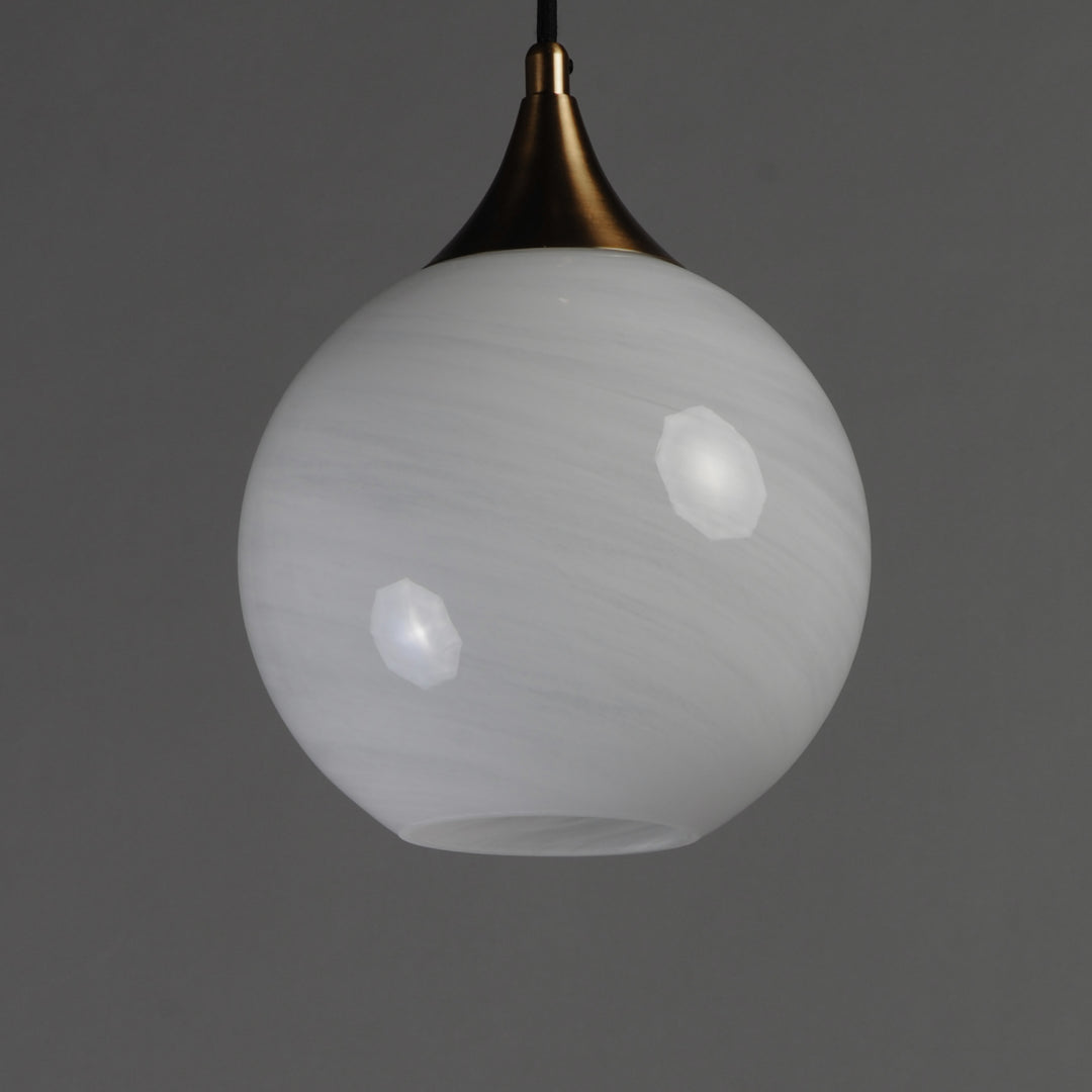 Neve Single Pendant Natural Aged Brass alternate view