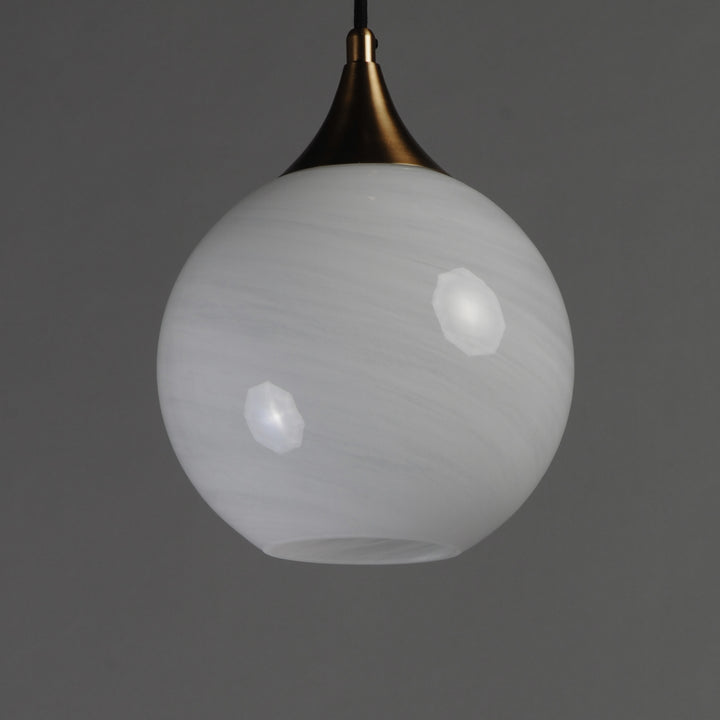 Neve Single Pendant Natural Aged Brass alternate view