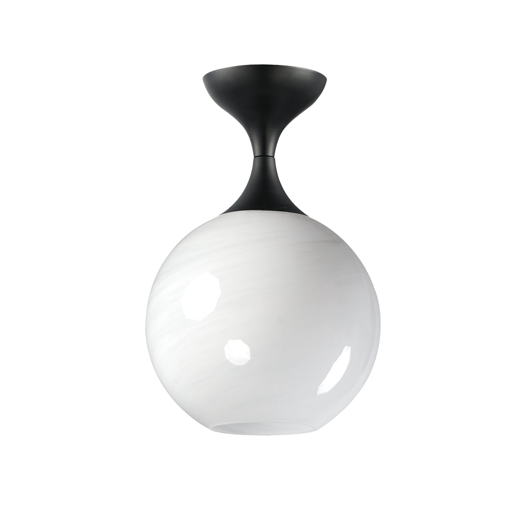 Neve Flush Mount Black