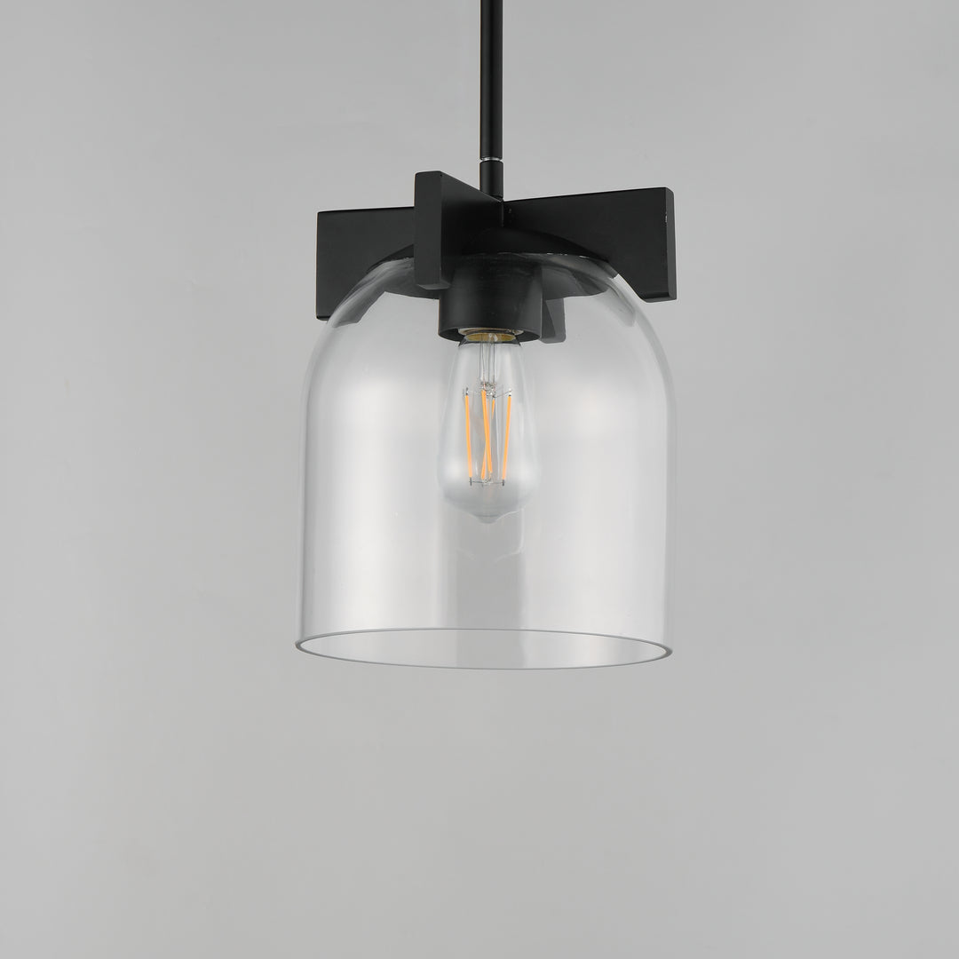 Scoop 1-Light Pendant/Flush Mount Black (CLBK) alternate view