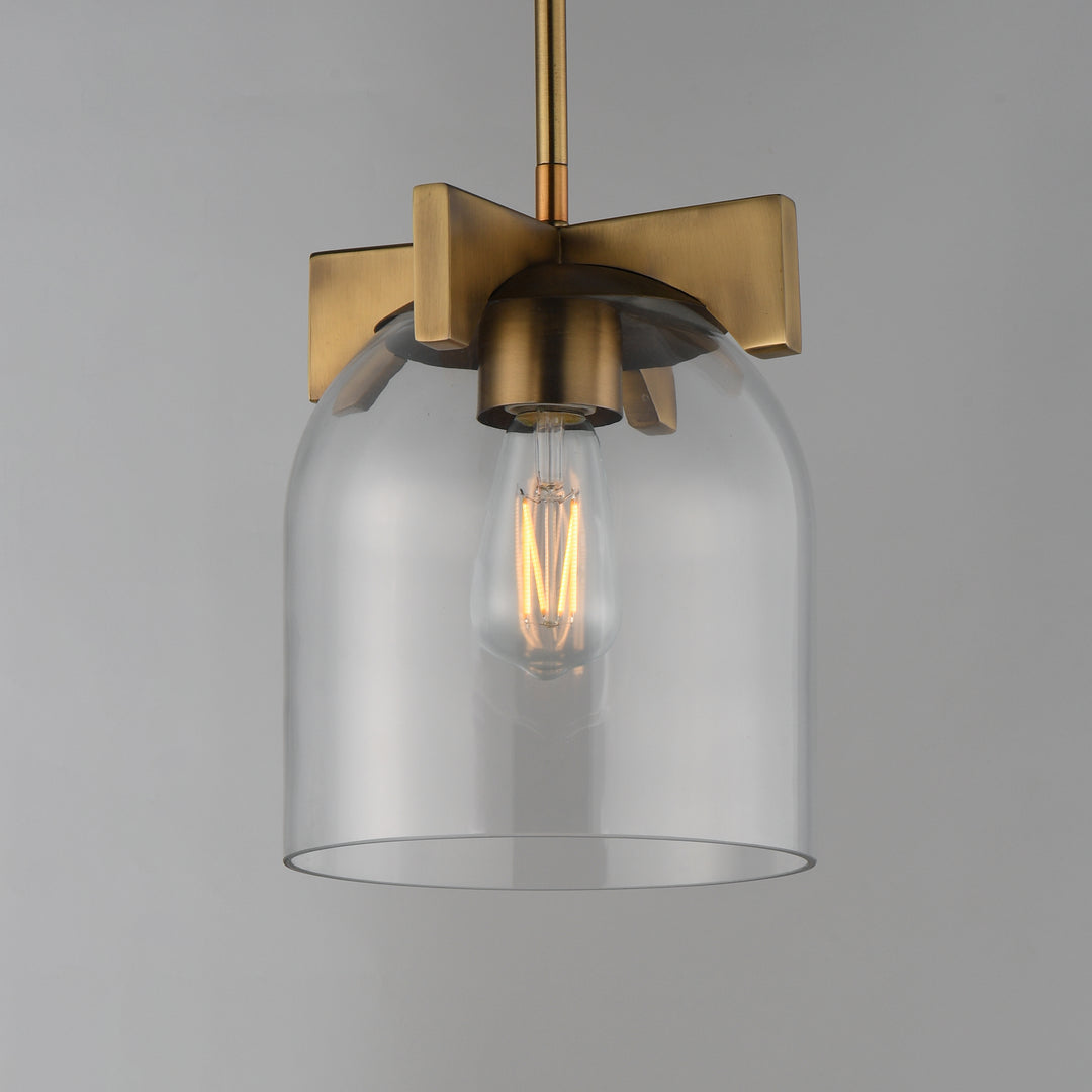 Scoop 1-Light Pendant/Flush Mount Natural Aged Brass (CLNAB) alternate view