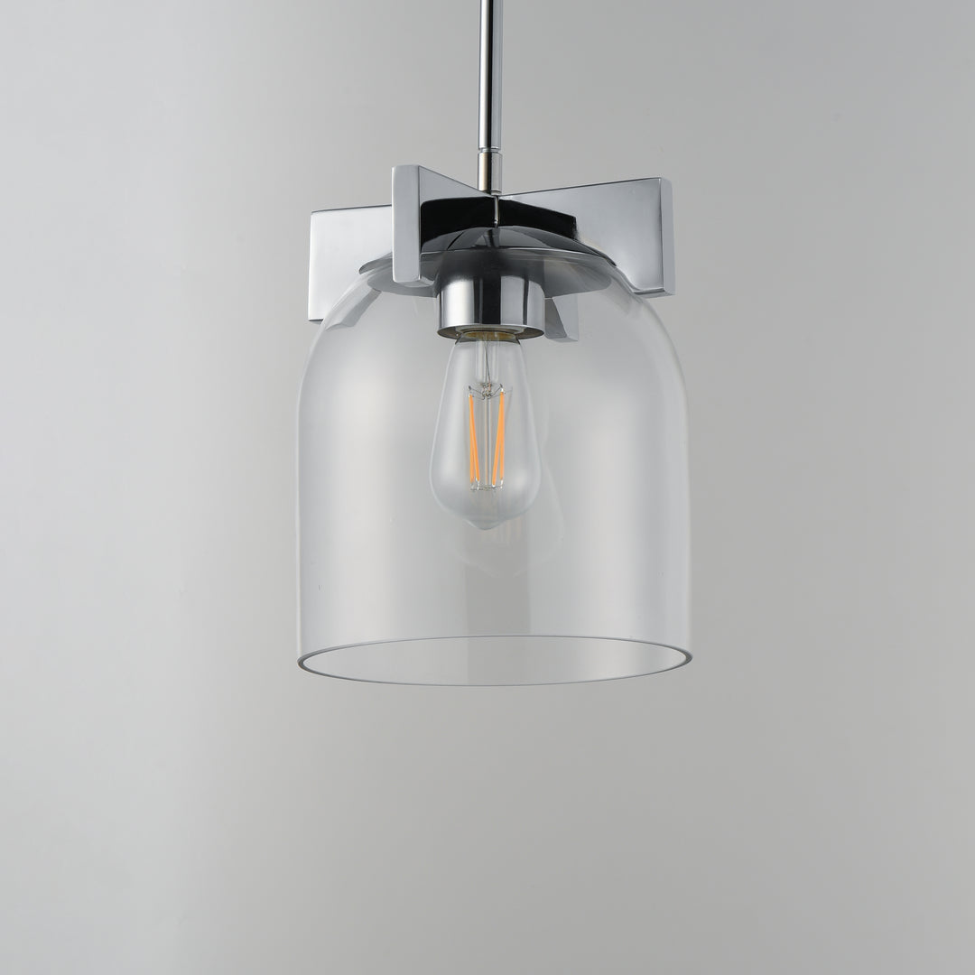 Scoop 1-Light Pendant/Flush Mount Polished Chrome (CLPC) alternate view