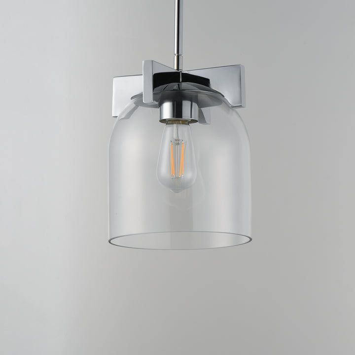 Scoop 1-Light Pendant/Flush Mount Polished Chrome (CLPC) alternate view