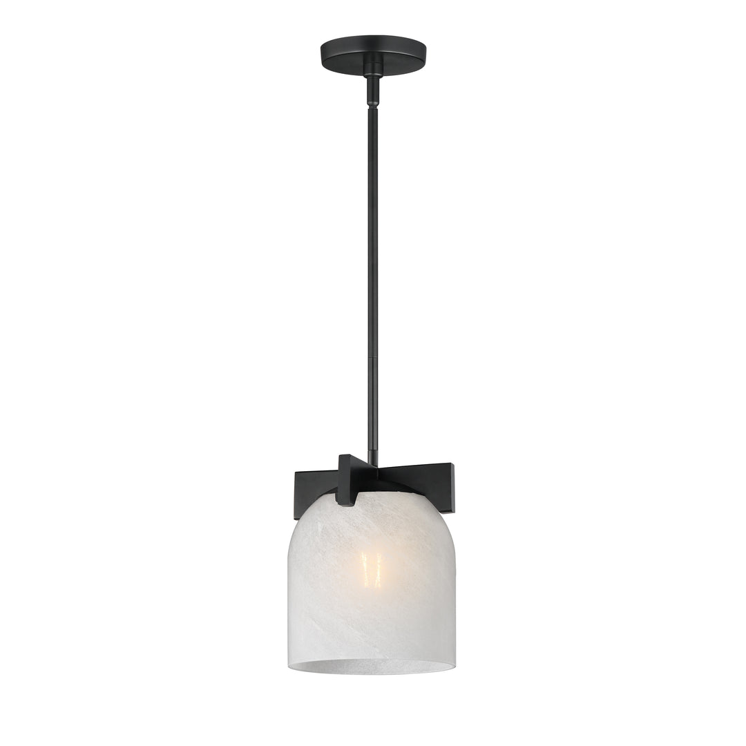 Scoop 1-Light Pendant/Flush Mount Black (MRBK)