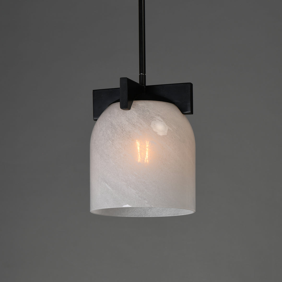 Scoop 1-Light Pendant/Flush Mount Black (MRBK) alternate view
