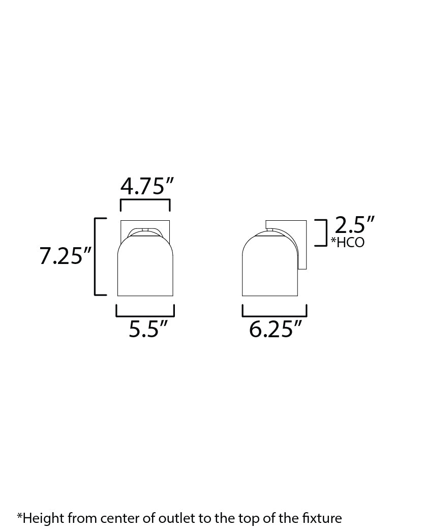 Scoop Bath Vanity dimensions diagram