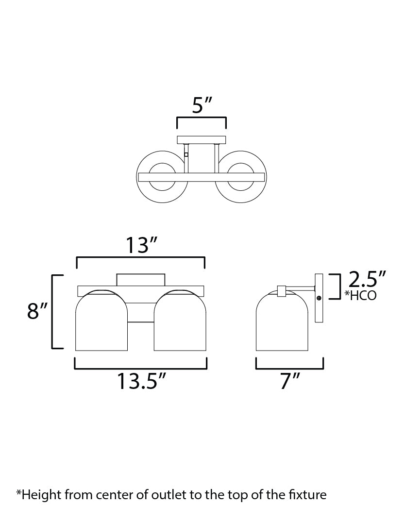 Scoop Bath Vanity dimensions diagram