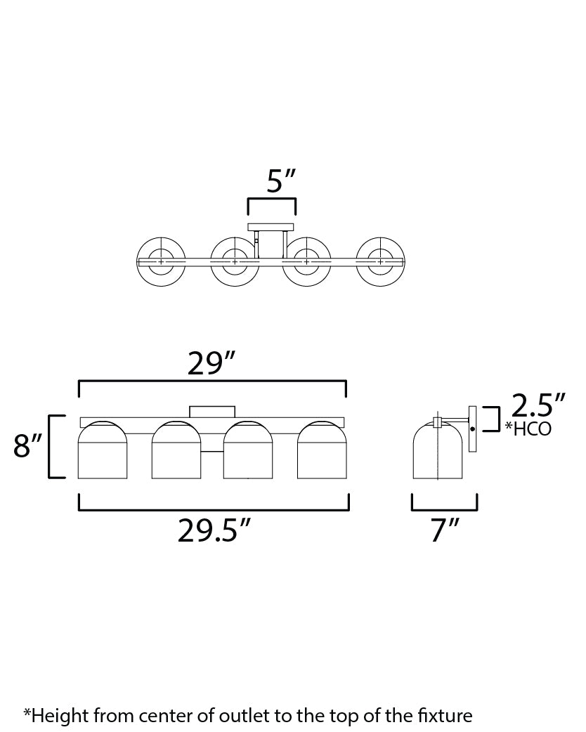 Scoop Bath Vanity dimensions diagram