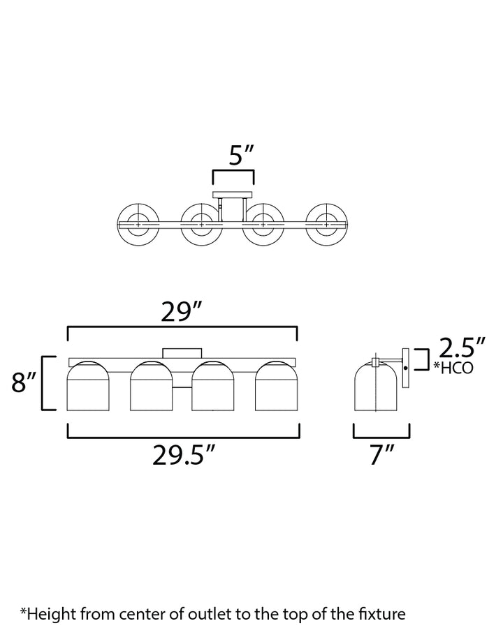 Scoop Bath Vanity dimensions diagram