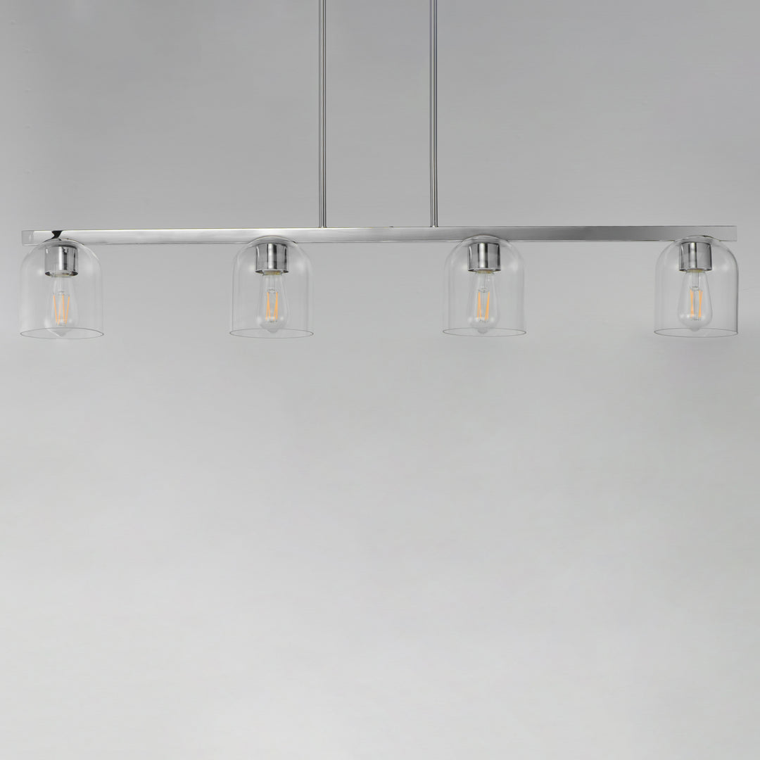 Scoop 4-Light Linear Pendant Polished Chrome (CLPC) alternate view