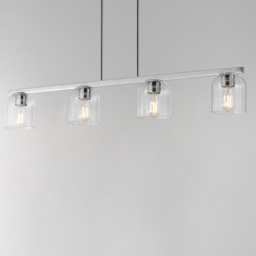 Scoop 4-Light Linear Pendant Polished Chrome (CLPC) alternate view