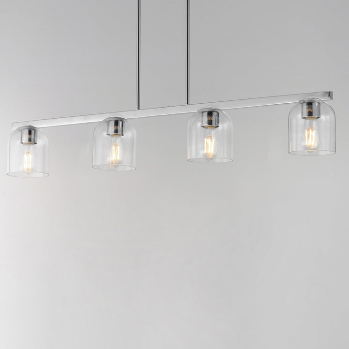 Scoop 4-Light Linear Pendant Polished Chrome (CLPC) alternate view