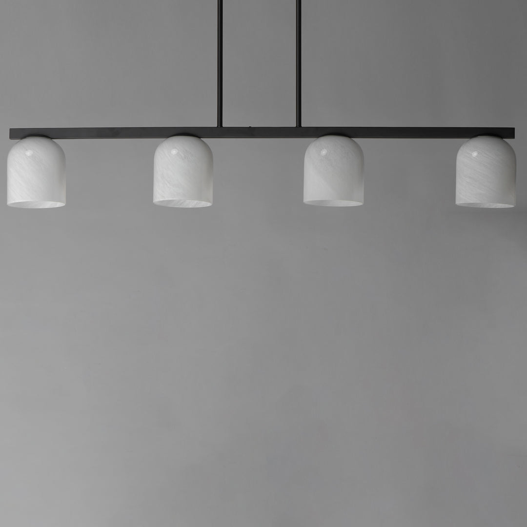 Scoop 4-Light Linear Pendant Black (MRBK) alternate view