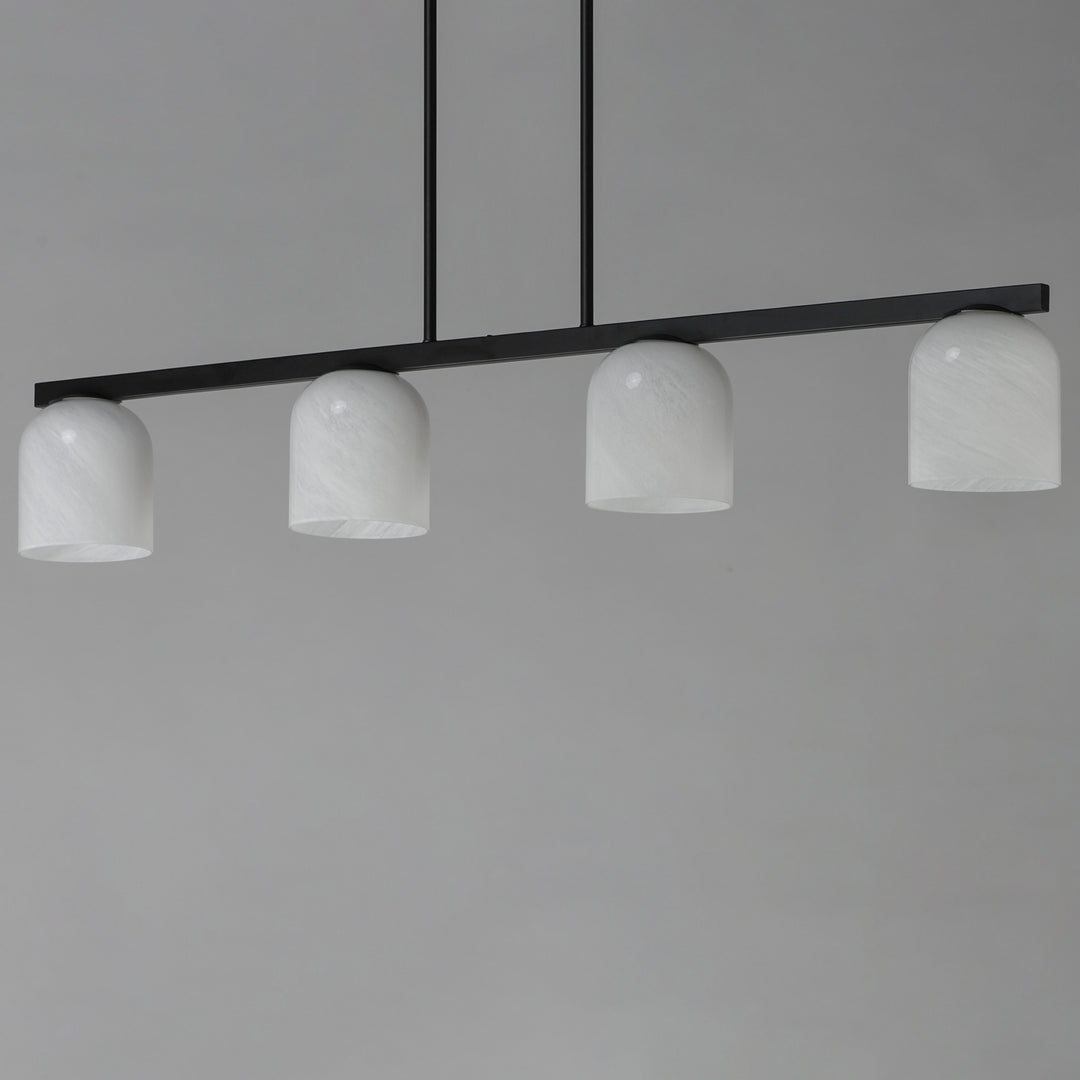 Scoop 4-Light Linear Pendant Black (MRBK) alternate view