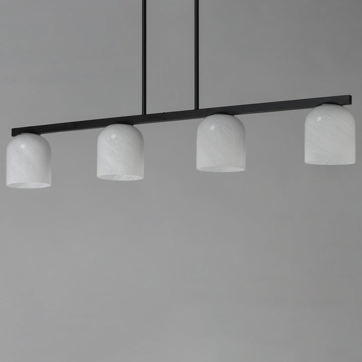Scoop 4-Light Linear Pendant Black (MRBK) alternate view