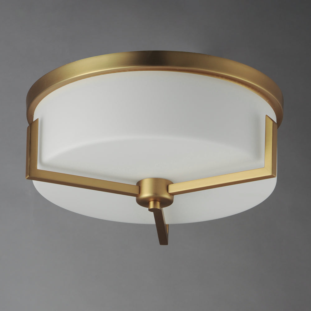 Dart 3-Light Flush Mount Natural Aged Brass alternate view