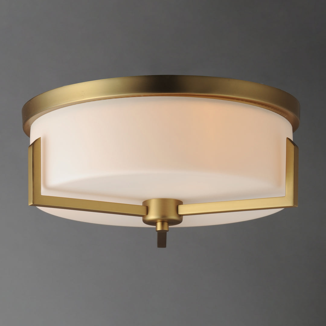 Dart 3-Light Flush Mount Natural Aged Brass alternate view