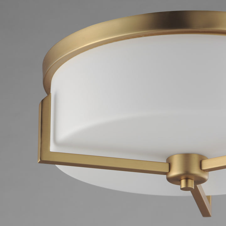 Dart 3-Light Flush Mount Natural Aged Brass alternate view