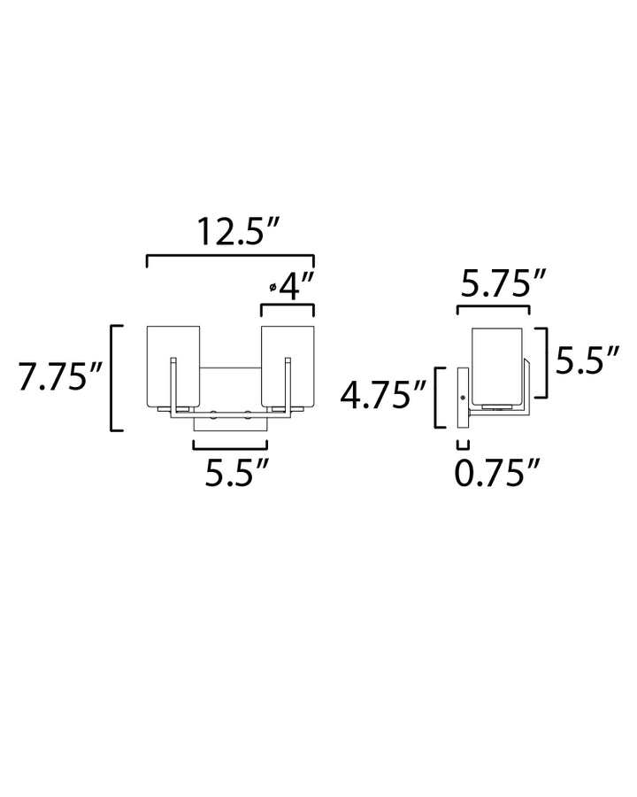 Dart Bath Vanity dimensions diagram