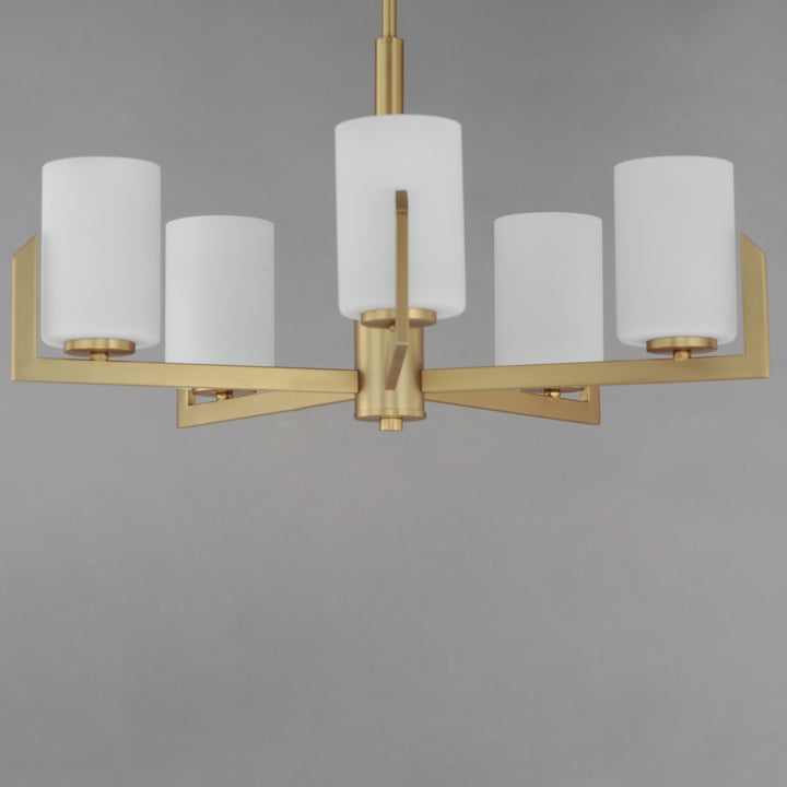 Dart Chandelier Natural Aged Brass alternate view