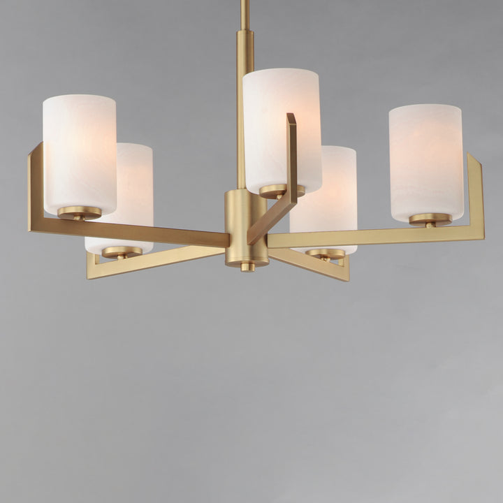 Dart Chandelier Natural Aged Brass alternate view