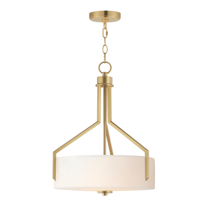 Dart 3-Light Pendant Natural Aged Brass