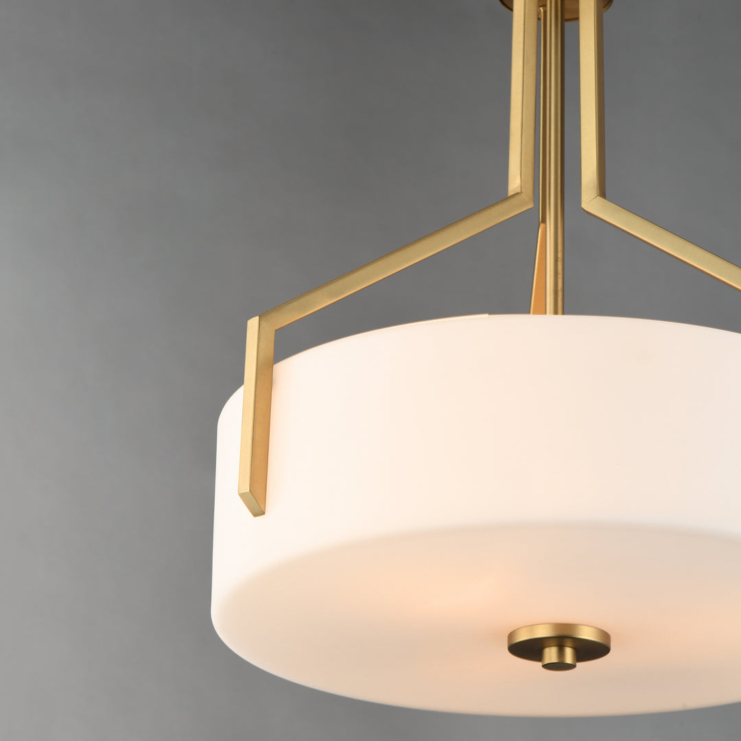 Dart 3-Light Pendant Natural Aged Brass alternate view