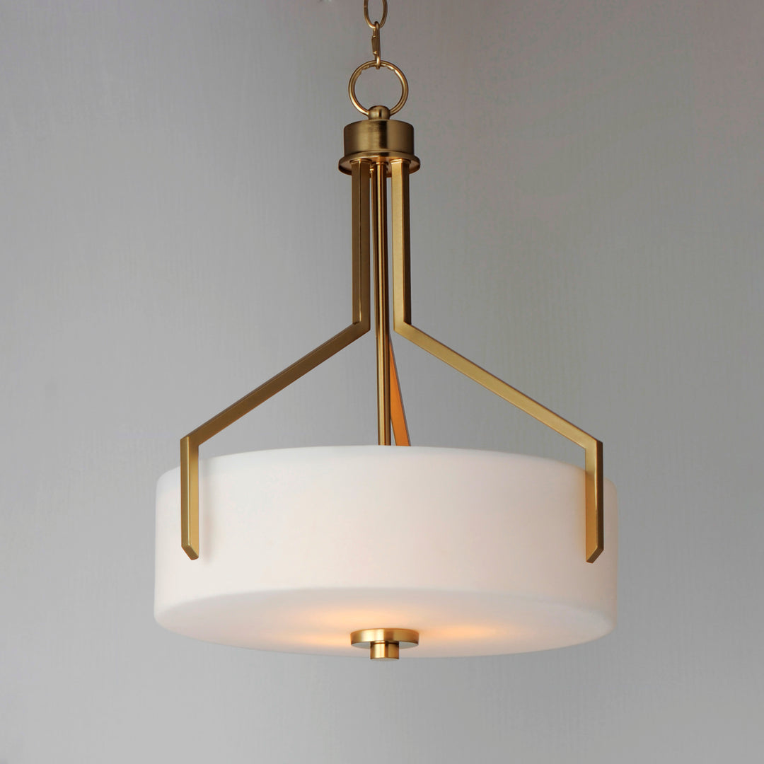 Dart 3-Light Pendant Satin Brass alternate view