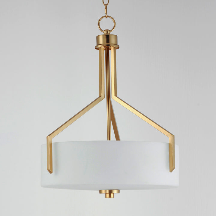 Dart 3-Light Pendant Satin Brass alternate view